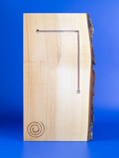 Tall Cascadia Wooden Wall Plaque - Live Edge