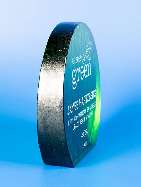 Recycled Glass Award - Emerald Crescent