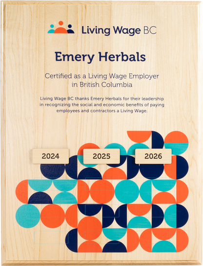 Living Wage Wood Wall Plaque