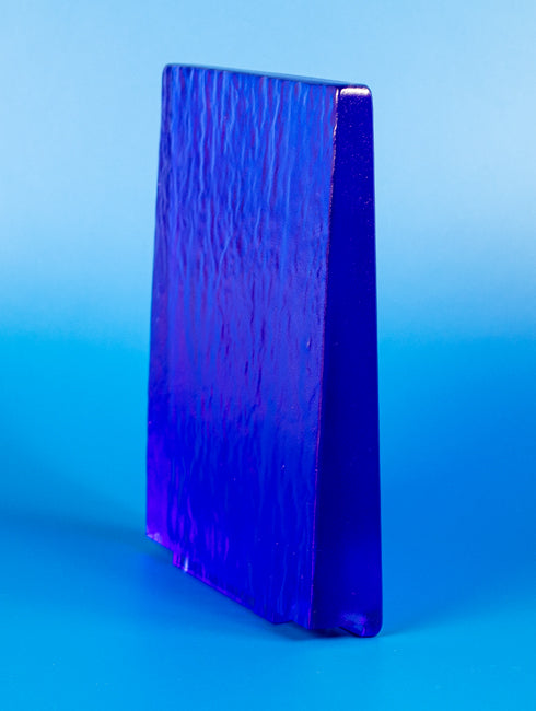 Recycled Glass Award - Cobalt Rectangle