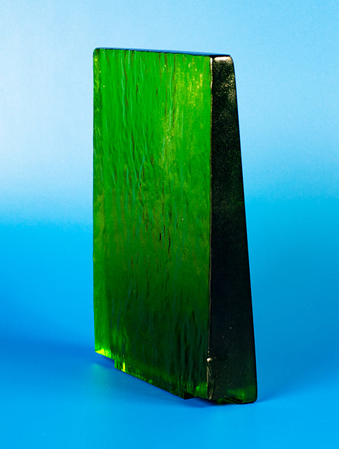 Recycled Glass Award - Emerald Rectangle