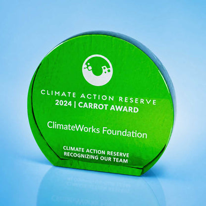 Recycled Glass Award - Emerald Crescent